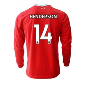 Jalkapallo Pelipaidat Liverpool Jordan Henderson 14 Kotipaita 2020-2021 Pitkähihainen
